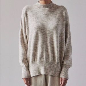 Lauren Manoogian Space Wide Crew Alpaca Sweater EUC-like new 1 S/M $395